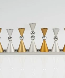 Agayof The Mini Ball Menorah Art & Judaica