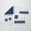 Gabrieli Tallit Gabrieli Tallits Elia - Cotton Tallit - Blue On White