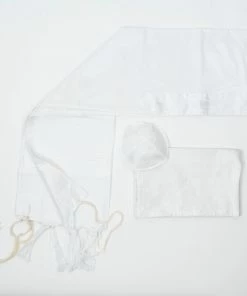 Gabrieli Tallit Elia - Silk Tallit - White On White