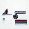 Gabrieli Tallits Elegant Gabrieli Tallit - Bordeaux On White