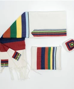 Gabrieli Tallit Gabrieli Tallits Esther - Wool Tallit - Rainbow Stripes